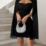 Sophisticated Backless Evening Dress