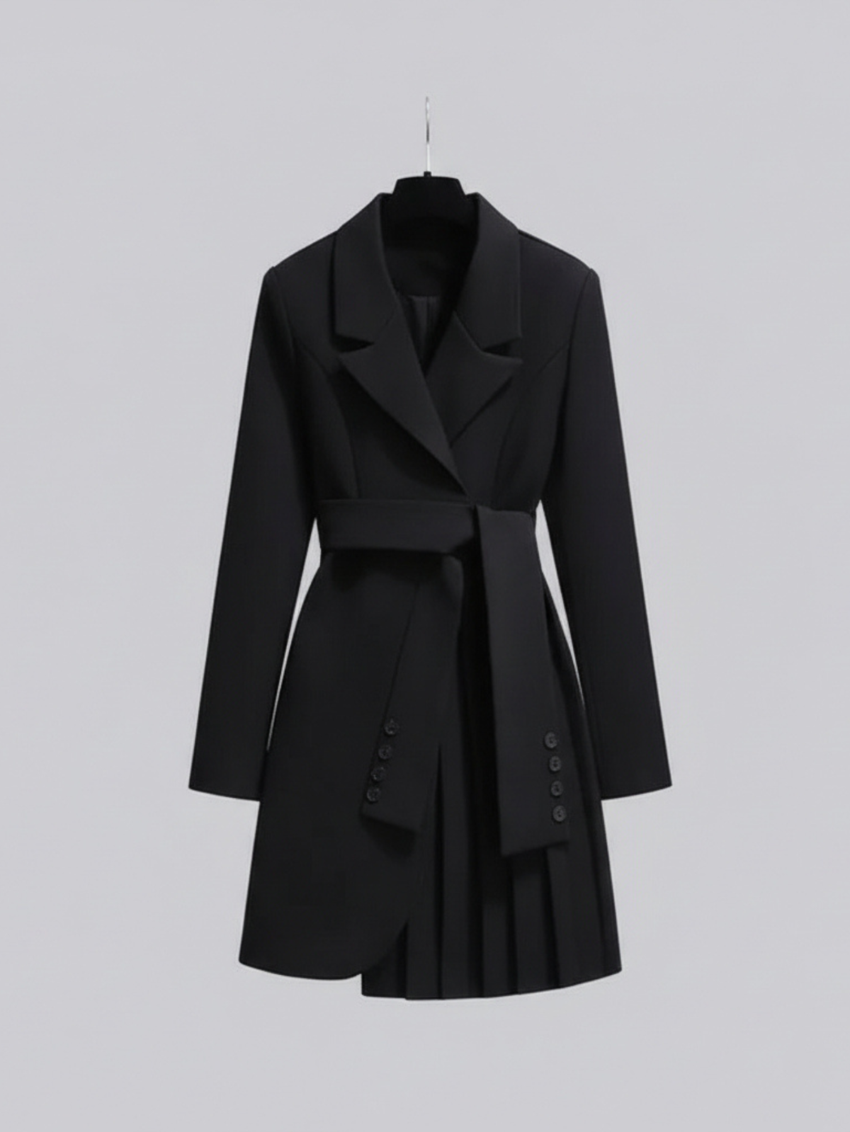 Elegance Redefined: The Ultimate Black A-Line Midi Dress