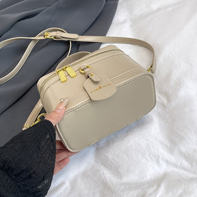 Mala de ombro feminina com alça removível - Bolsa de mão com fecho de correr, bolsa de maquilhagem com fecho de correr dourado e alça removível - Caixa de armazenamento de cosméticos portátil para, feita de material sintético durável, para batons e ferramentas de beleza, com design de pega resistente.