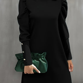 Timeless Elegance: Long Sleeve Button Dress