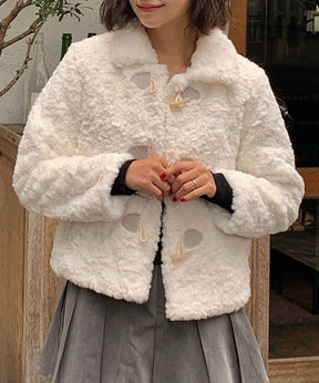 Elegance in Winter: Luxe Lapel Button Coat with Thermal Lining