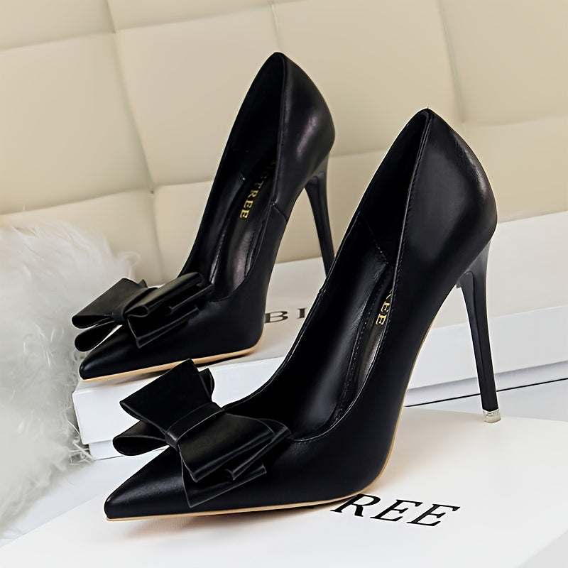Sapatos de Salto Alto Stiletto Elegantes para Mulheres com Laço - Sapatilhas Mary Jane Pontiagudas Ultra-Altos em Preto Brilante Faux Cover, Fechamento Com Buckle Dourado, Calçados Formais e Diários Para Toda Estação: Festas, Trabalho, Eventos. Solada Confortável & Durabilidade Em Borracha, Design Chic Sofisticado no Touro Coreano Moderno, Blusa, Conjuntos Elegantes de Duas Peças para Mulheres, Saltos, Conjuntos Elegantes para Mulheres, Saltos para Mulheres,