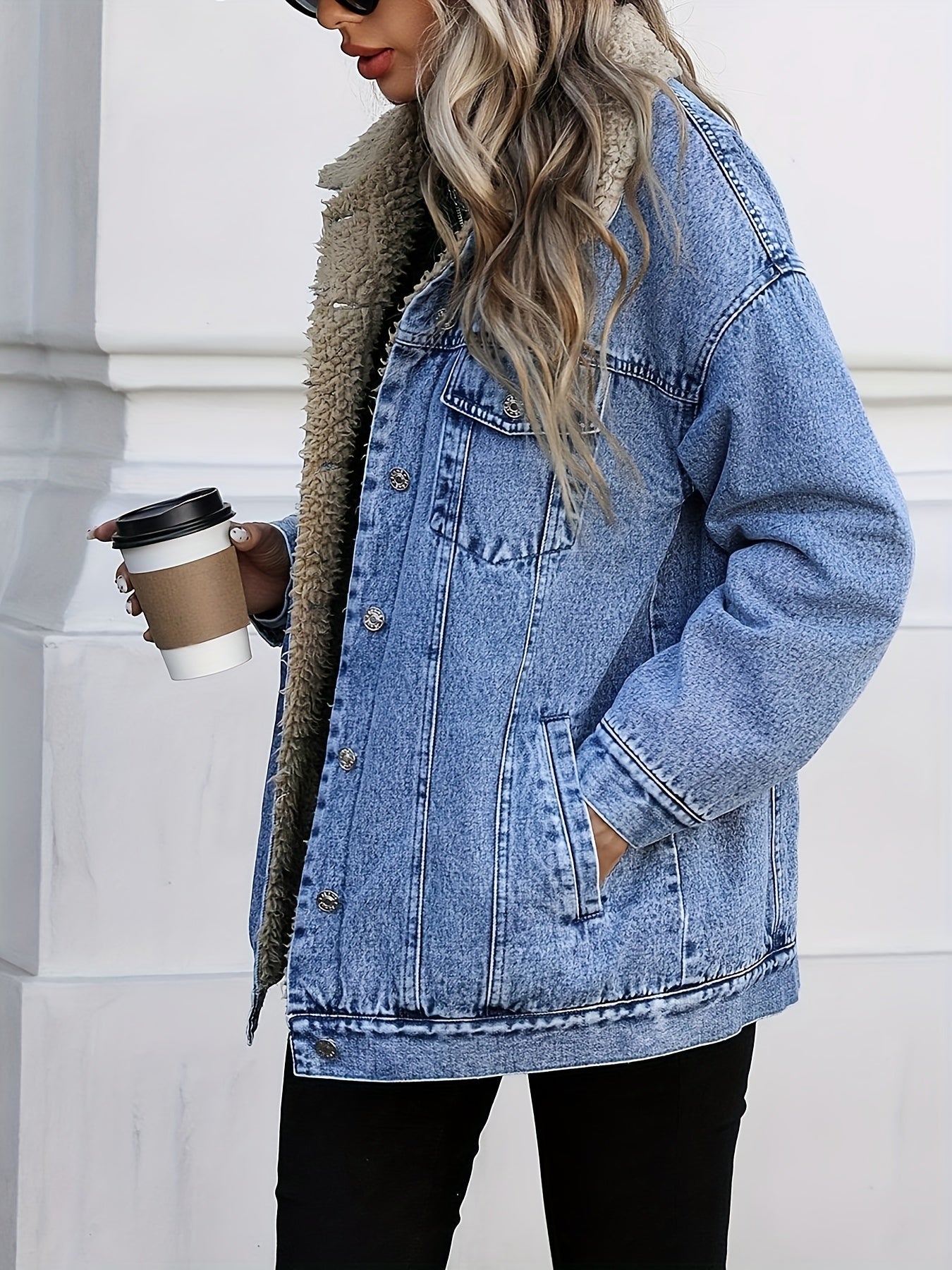 Chic Winter Denim Jacket - Elevate Your Style
