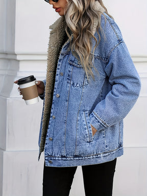 Chic Winter Denim Jacket - Elevate Your Style