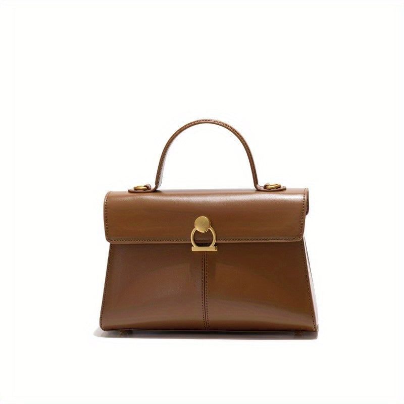 Mala de luxo leve e vintage de alta qualidade para mulheres, ideal para uso diário, com design clássico e eterno, oferecendo longevidade. Com 20 tipos básicos de malas para combinação de outfit.