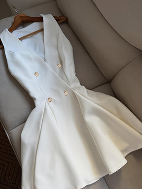 New Spring And Summer Women'S Casual Style Suit Versatile Dress [Jiawen]