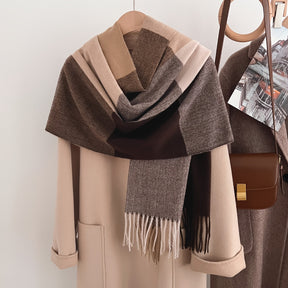 Cachecol de Inverno Elegante para Mulheres - Xale Longo e Grande em Bege/Marrom/Beige Claro/Cinza/Branco, Macio à Prova de Vento & Respirável. Ideal Para Looks Casuais ou Formais no Escritório, Ótimo Pra Viagem! Colarinho Durable Não Elástico, Cachecol para Mulheres, Cachecol de Inverno para Mulheres, Cachecol para Mulheres Inverno, Roupas de Inverno para Mulheres, Xale para Mulheres, Lenços para Mulheres, Lenços para Mulheres, Cachecol para Homens, Cachecol de Inverno 