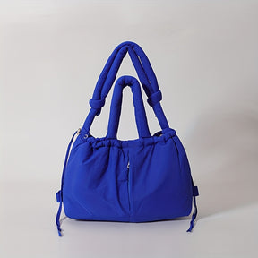 1pc Tote de Mulher, Jaqueta de Penas Diagonal, Grande Capacidade Leve Dupla Utilização, Diagonal de Nicho Portátil, Adequado para Trabalhadores de Escritório, Tamanho S, Viagens, Presentes de Feriado, Natal, Halloween, Etc