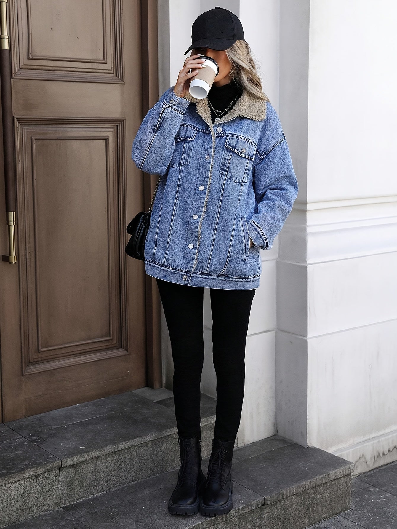 Chic Winter Denim Jacket - Elevate Your Style