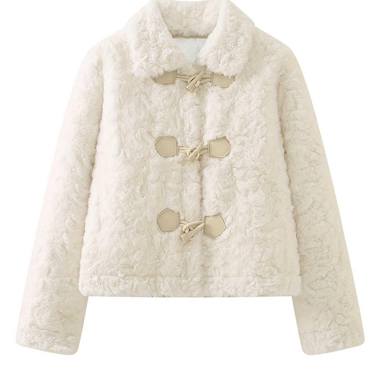 Elegance in Winter: Luxe Lapel Button Coat with Thermal Lining