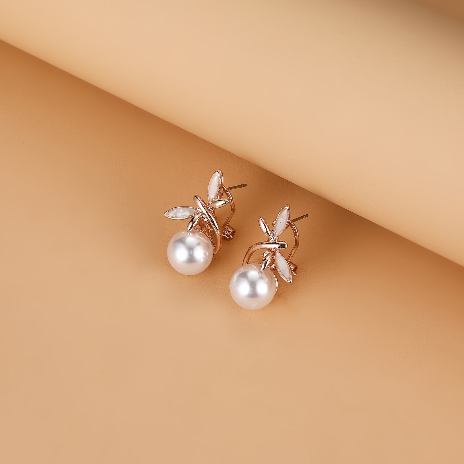 Conjunto de joias de liga elegante vintage, colar com pingente de pérola de imitação de libélula e brincos, acessórios de moda unissexo, para celebrações, aniversários, Dia dos Namorados e Dia da Mãe