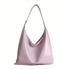 Bolsa de mão grande para mulheres - Espaço para trabalho, viagem, uso diário com fecho de correr, elegante bolsa minimalista para mulheres, escritório, eventos formais, presente - Durável e fácil de limpar em sintético preto/branco - Perfeita para deslocações, reuniões, compras, bolsa versátil, design elegante, construção sólida, profissionais, bolsa moderna, material de alta qualidade, mulheres de negócios