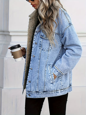 Chic Winter Denim Jacket - Elevate Your Style