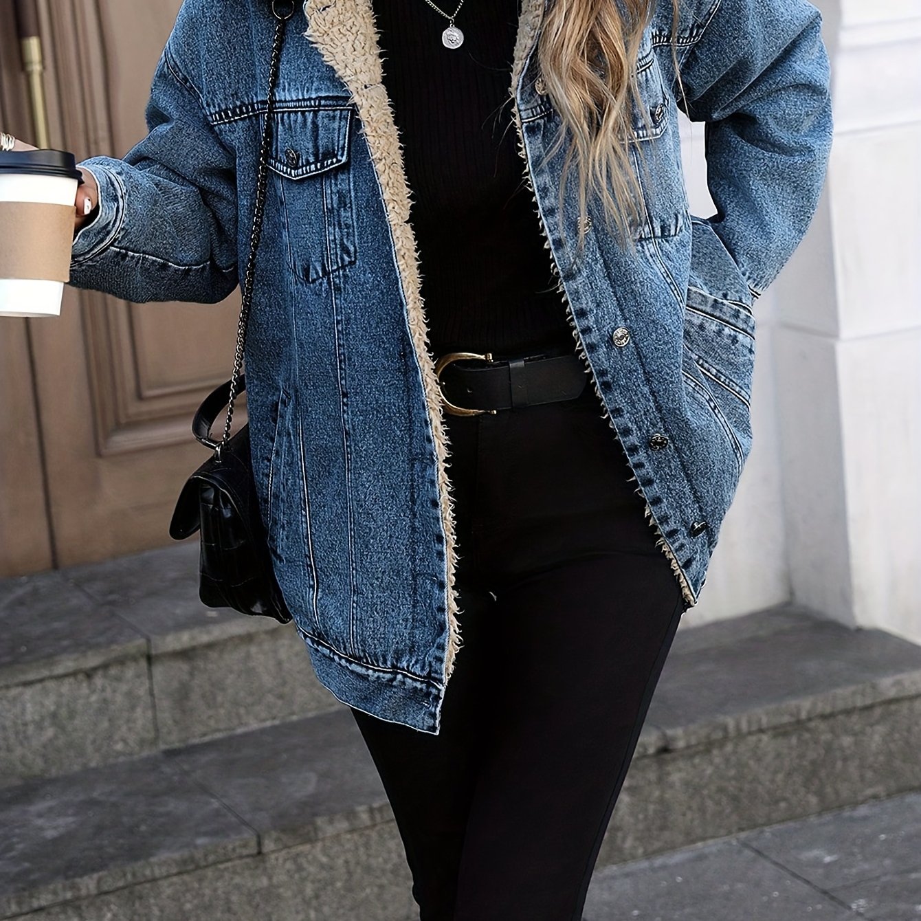Chic Winter Denim Jacket - Elevate Your Style