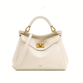 Mala de mão com fivela de bloqueio JW PE, novo modelo Lucia, bolsa de ombro e transversal com um toque high-end, perfeita para o dia a dia e versátil para mulheres.