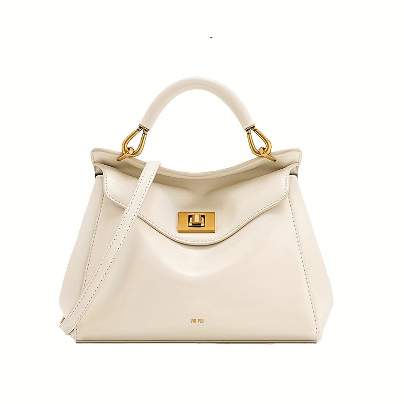 Mala de mão com fivela de bloqueio JW PE, novo modelo Lucia, bolsa de ombro e transversal com um toque high-end, perfeita para o dia a dia e versátil para mulheres.