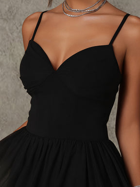 1 Peça Vestido de Noite Elegante Sereia para Mulheres - Vestido Longo Formal com Silhueta A-Line e Cauda de Sereia, Vestido de Festa de Casamento, Prom, Lavável à Mão, Cintura Ajustada e Alongada para Gala, Concerto, Cerimônia de Premiação