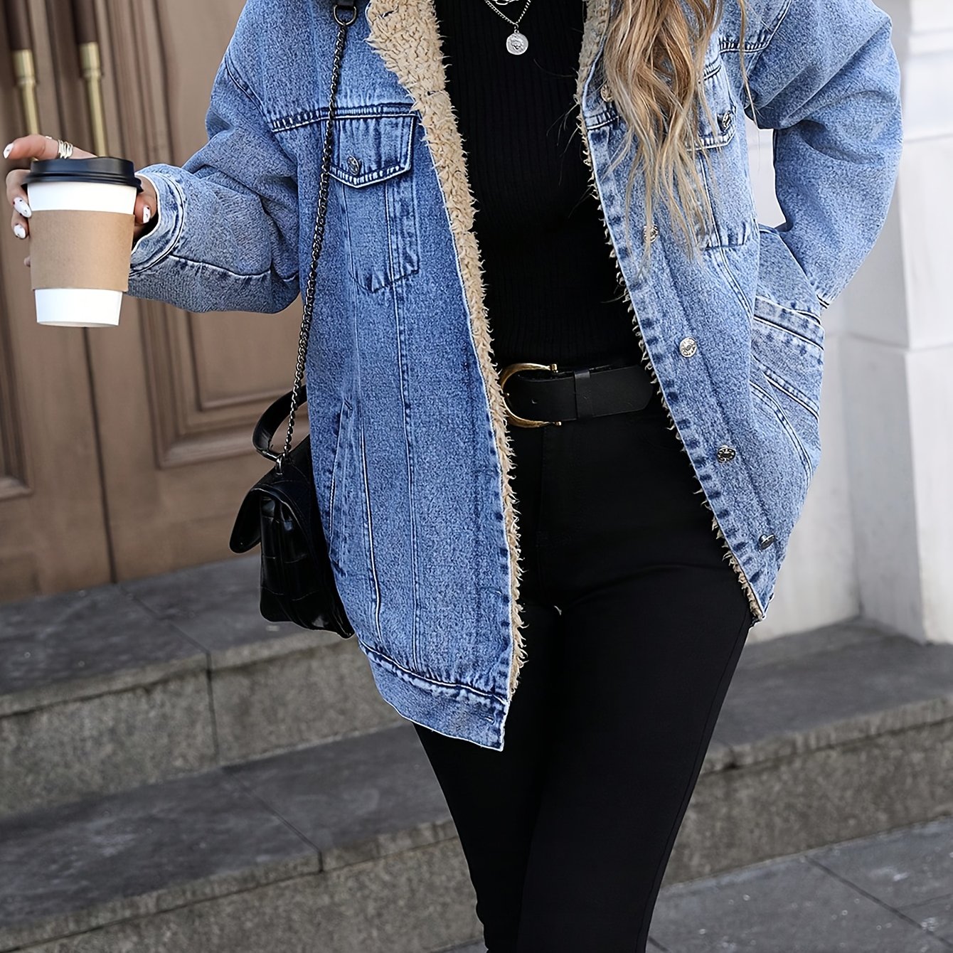 Chic Winter Denim Jacket - Elevate Your Style