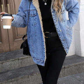 Chic Winter Denim Jacket - Elevate Your Style
