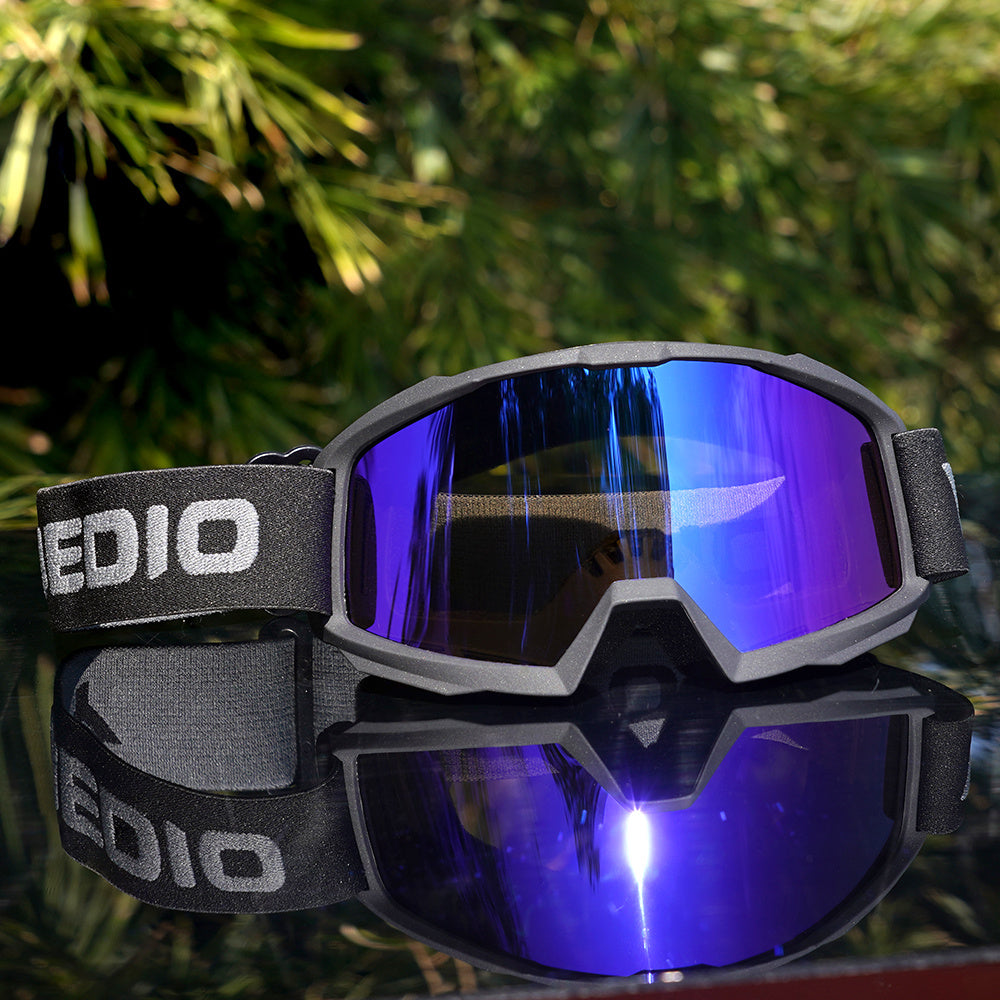 YUEDIO Óculos de Esqui Montados na Cabeça com Espelho UV e Alça Elástica Ajustável - Armação Rosa, Tons Branco/Rosa para Homens & Mulheres, Viseira Sobreóculo para Snowboarding, Esquiar, Óculos à Prova de Vent, Fora de Estrada, Óculos de Neve para Homens, Óculos de Neve para Mulheres, Equipamento para Neve, Equipamento de Neve para Homens, Fora de estrada, Tons Para Homens, Escudo, Óculos de Inverno, Equipamento de Snowboard, Equipamento de Snowboard,