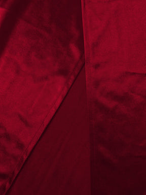 Vestido de Noite Formal Elegante para Mulheres - Vermelho Borgonha/Bordô, Decote Profundo em V Sem Alças com Abaixo e Zíper nas Costas, Ótimo Para Casamentos Festivais Formaturamadrinhas Ocasiões Especiais Material De Qualidade Acabamento Cetim Adult