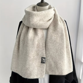 Lenço de lã de luxo para mulheres e homens - Elegante lenço de inverno preto, suave e quente, envoltório de pescoço formal e chic para o dia a dia - Essencial para o frio no escritório, festas, encontros - Elegância eterna, acessório para encontros, estilo sofisticado, textura de tecido jacquard