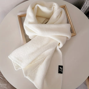 Lenço de lã de luxo para mulheres e homens - Elegante lenço de inverno preto, suave e quente, envoltório de pescoço formal e chic para o dia a dia - Essencial para o frio no escritório, festas, encontros - Elegância eterna, acessório para encontros, estilo sofisticado, textura de tecido jacquard