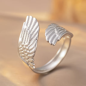 1peça Anjo Asas de Aço Inoxidável Minimalista Elegante para Homens e Mulheres - 18K Dourado Banhado em Pena-Forma Estilo de Rua Unissex, Perfeito para Uso Diário ou Presente