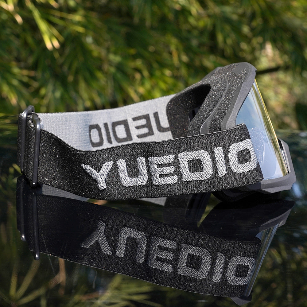 YUEDIO Óculos de Esqui Montados na Cabeça com Espelho UV e Alça Elástica Ajustável - Armação Rosa, Tons Branco/Rosa para Homens & Mulheres, Viseira Sobreóculo para Snowboarding, Esquiar, Óculos à Prova de Vent, Fora de Estrada, Óculos de Neve para Homens, Óculos de Neve para Mulheres, Equipamento para Neve, Equipamento de Neve para Homens, Fora de estrada, Tons Para Homens, Escudo, Óculos de Inverno, Equipamento de Snowboard, Equipamento de Snowboard,