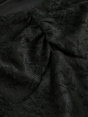 Vestido Curto de Manga Bufante Estilo Gótico para Ação de Graças, Natal e Ano Novo NS702