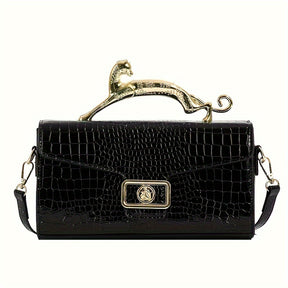 Mini Tote Bag Feminina 2025 Nova Concha - Elegante Mala com Padrão de Concha e Ferragens em Tom Dourado, Fecho de Zíper e Alça Removível, Ferragens em Tom Dourado, Material PU Durável para Uso Diário e Eventos Formais, Acessório de Moda Versátil, Design Elegante, bolsas, bolsa transversal mulher, bolsa mulher, malas para mulheres, bolsa, bolsa mulher elegante