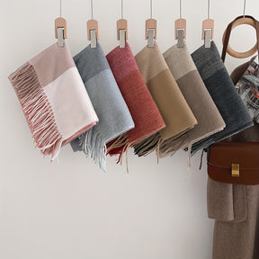 Cachecol de Inverno Elegante para Mulheres - Xale Longo e Grande em Bege/Marrom/Beige Claro/Cinza/Branco, Macio à Prova de Vento & Respirável. Ideal Para Looks Casuais ou Formais no Escritório, Ótimo Pra Viagem! Colarinho Durable Não Elástico, Cachecol para Mulheres, Cachecol de Inverno para Mulheres, Cachecol para Mulheres Inverno, Roupas de Inverno para Mulheres, Xale para Mulheres, Lenços para Mulheres, Lenços para Mulheres, Cachecol para Homens, Cachecol de Inverno 