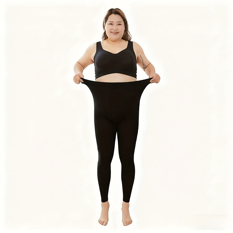 Meias-calças Térmicas de Cintura Alta para Mulheres - Calças de Inverno Resistentes com Gola Flocada Antiderrapante, Textura Grossa e Perolada (Grau 70/D) - Meias Térmicas Laváveis à Mão para Atividades ao Ar Livre - Meias Elegantes para Clima Frio