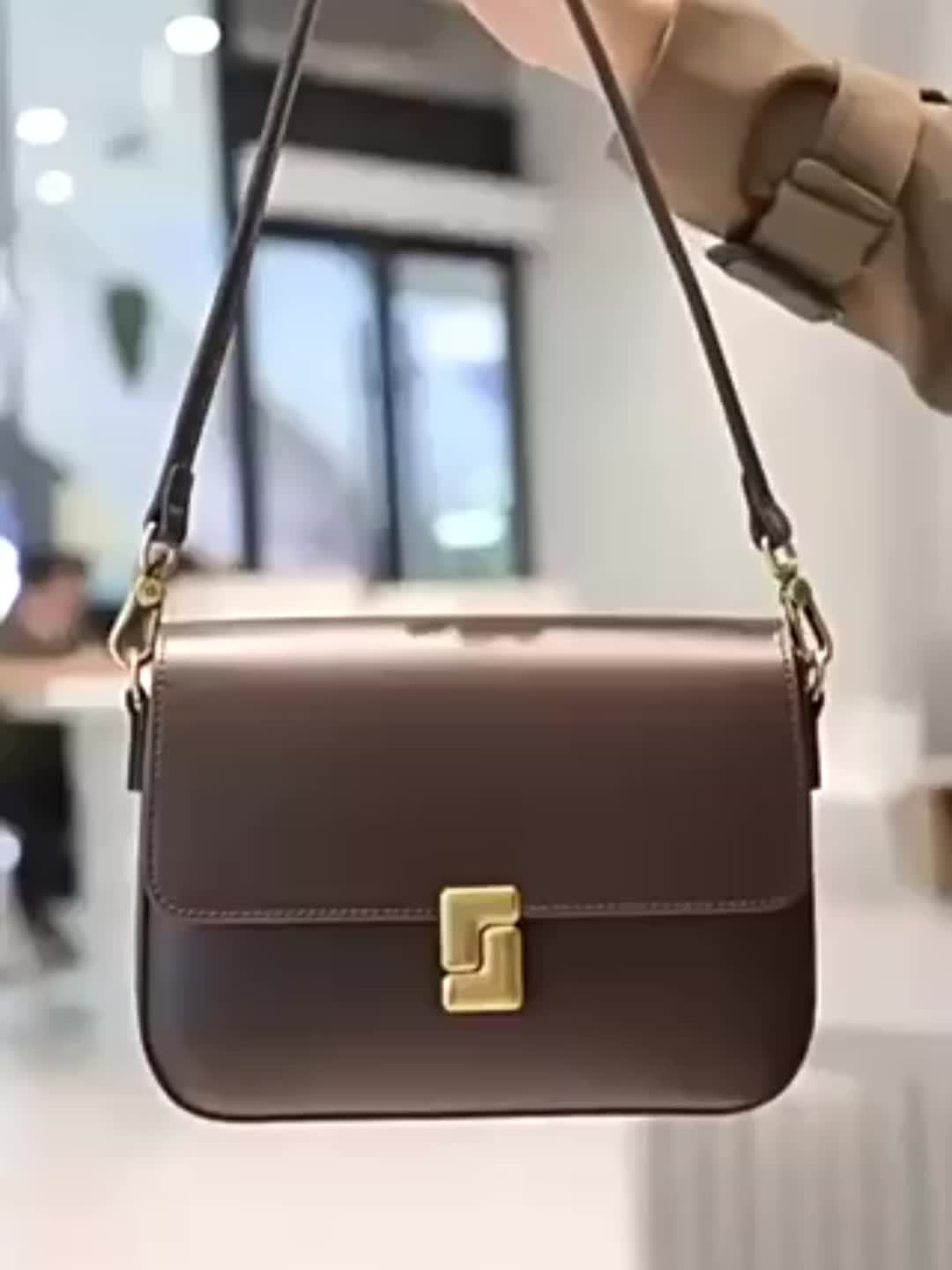 Mala a tiracolo preta com fecho de corrente dourada - Bolsa de ombro versátil para mulheres, design minimalista, fecho de correr, disponível em tamanhos S a XXL