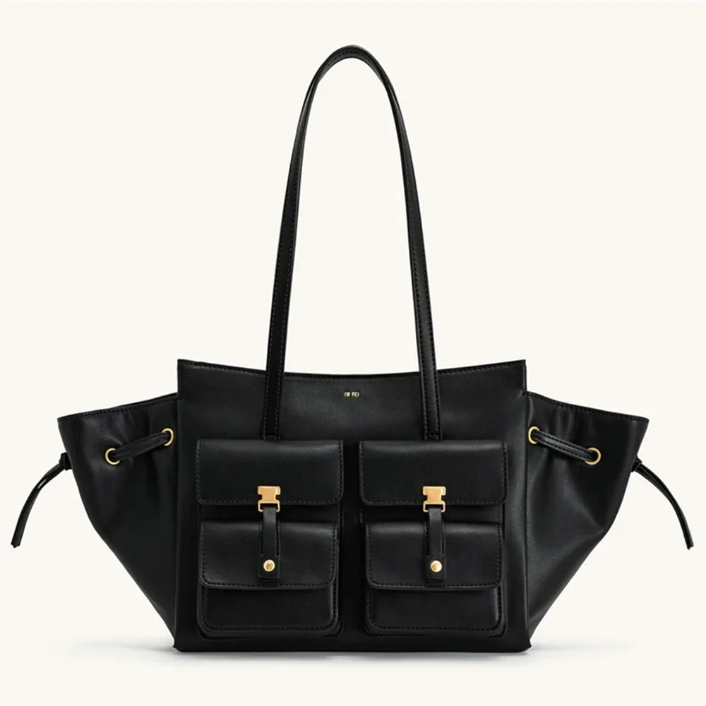 Elegant Moto Canvas Tote - Elevate Your Style