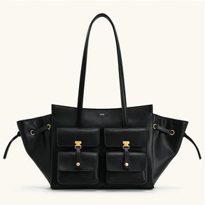 Elegant Moto Canvas Tote - Elevate Your Style