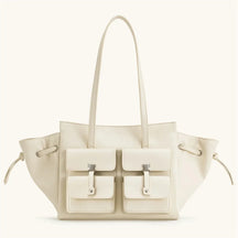 Elegant Moto Canvas Tote - Elevate Your Style