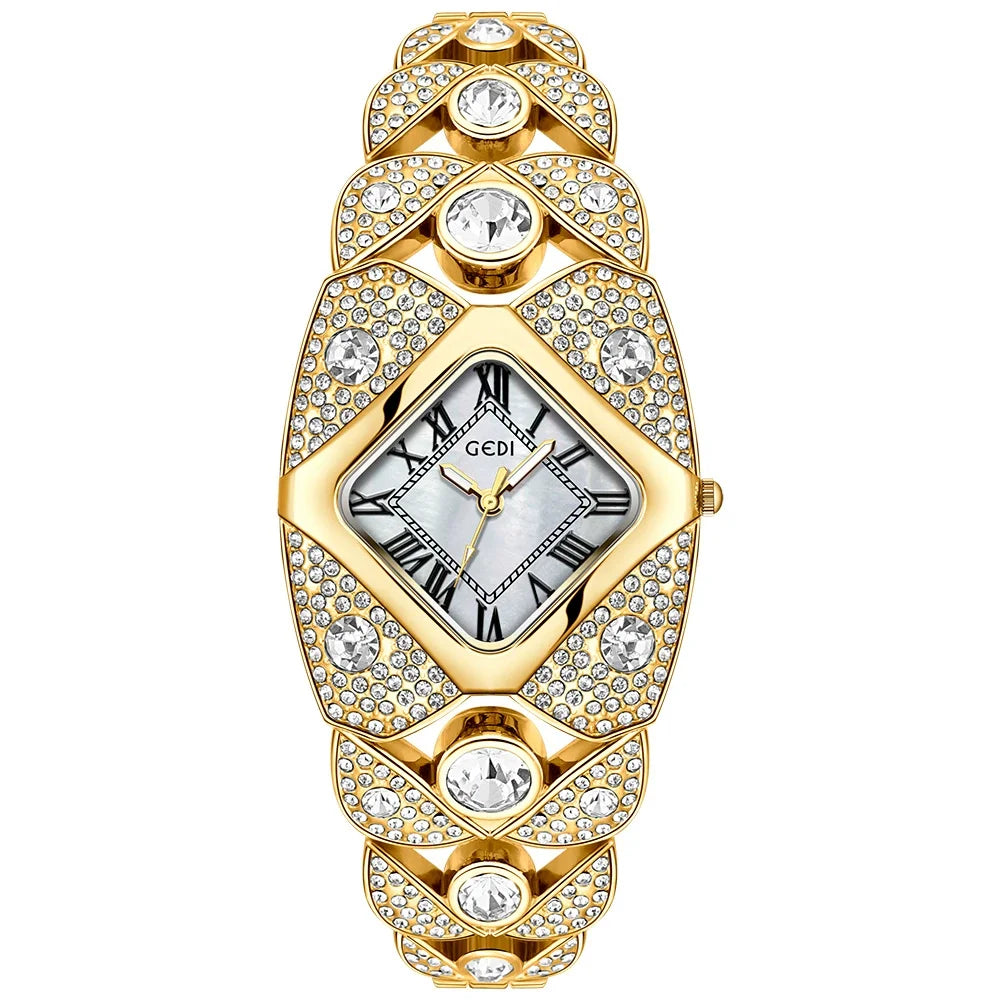 Elegant Diamond Luminous Ladies' Watch