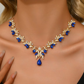 1PC Women's Fashion Geometric Water Drop Pendant Necklace Jewelry Suitable for Date, Party, Festival Gift-2168