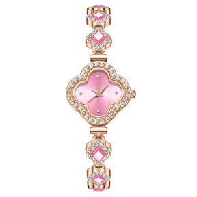 Exquisite Clover Pearl Quartz Women's Watch