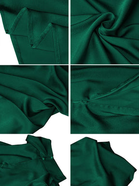 Summer High-End Silk Satin Sleeveless Long Dress Women Fashion Elegant Celebrity Dresses Evening Dress Party Clothes Ladies