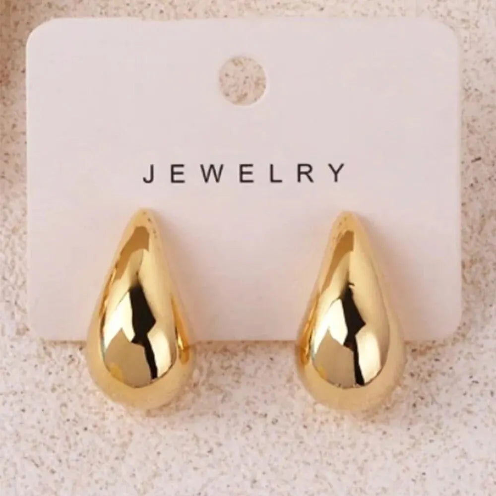 Liquid Light Teardrop Studs