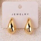 Liquid Light Teardrop Studs