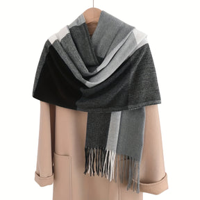 Cachecol de Inverno Elegante para Mulheres - Xale Longo e Grande em Bege/Marrom/Beige Claro/Cinza/Branco, Macio à Prova de Vento & Respirável. Ideal Para Looks Casuais ou Formais no Escritório, Ótimo Pra Viagem! Colarinho Durable Não Elástico, Cachecol para Mulheres, Cachecol de Inverno para Mulheres, Cachecol para Mulheres Inverno, Roupas de Inverno para Mulheres, Xale para Mulheres, Lenços para Mulheres, Lenços para Mulheres, Cachecol para Homens, Cachecol de Inverno 