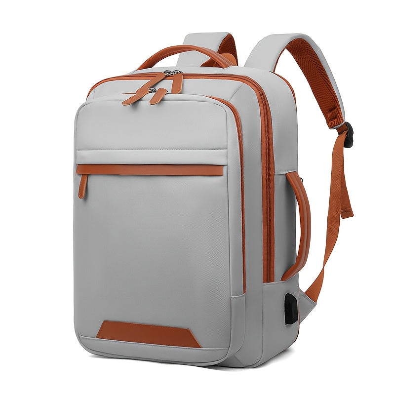 Mochila para Laptop Expansível OGEHUAFEE - Tema Espacial, Design de Duplo Compartimento com Fechamento de Zíper, Alças Ajustáveis, Material de Nylon Durável, Ideal para Viagens, Estudo e Uso Diário, Mochila Tema Espacial | Mochila de Nylon Durável