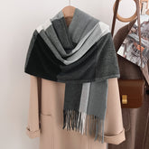 Cachecol de Inverno Elegante para Mulheres - Xale Longo e Grande em Bege/Marrom/Beige Claro/Cinza/Branco, Macio à Prova de Vento & Respirável. Ideal Para Looks Casuais ou Formais no Escritório, Ótimo Pra Viagem! Colarinho Durable Não Elástico, Cachecol para Mulheres, Cachecol de Inverno para Mulheres, Cachecol para Mulheres Inverno, Roupas de Inverno para Mulheres, Xale para Mulheres, Lenços para Mulheres, Lenços para Mulheres, Cachecol para Homens, Cachecol de Inverno 