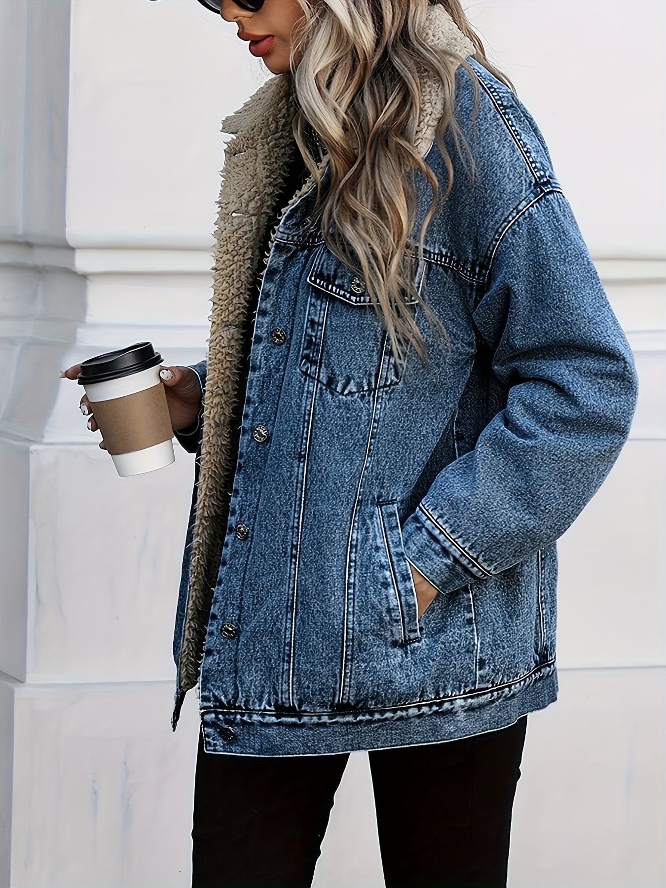 Chic Winter Denim Jacket - Elevate Your Style