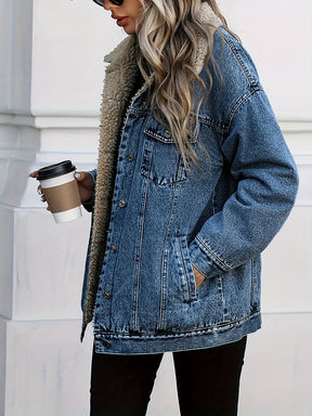 Chic Winter Denim Jacket - Elevate Your Style