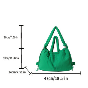 1pc Tote de Mulher, Jaqueta de Penas Diagonal, Grande Capacidade Leve Dupla Utilização, Diagonal de Nicho Portátil, Adequado para Trabalhadores de Escritório, Tamanho S, Viagens, Presentes de Feriado, Natal, Halloween, Etc
