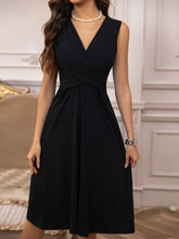 Vestido Estruturado Decote em V para Mulher